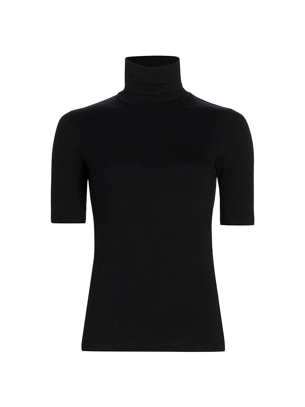 Womens Soft Touch Turtleneck Top Product Image