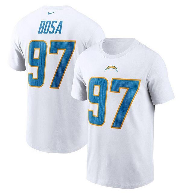 Mens Nike Joey Bosa Los Angeles Chargers Player Name & Number T-Shirt Product Image