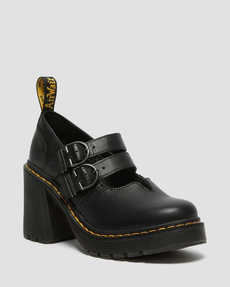 Dr. Martens Evie Sendel Leather Heeled Mary Jane Pumps Product Image