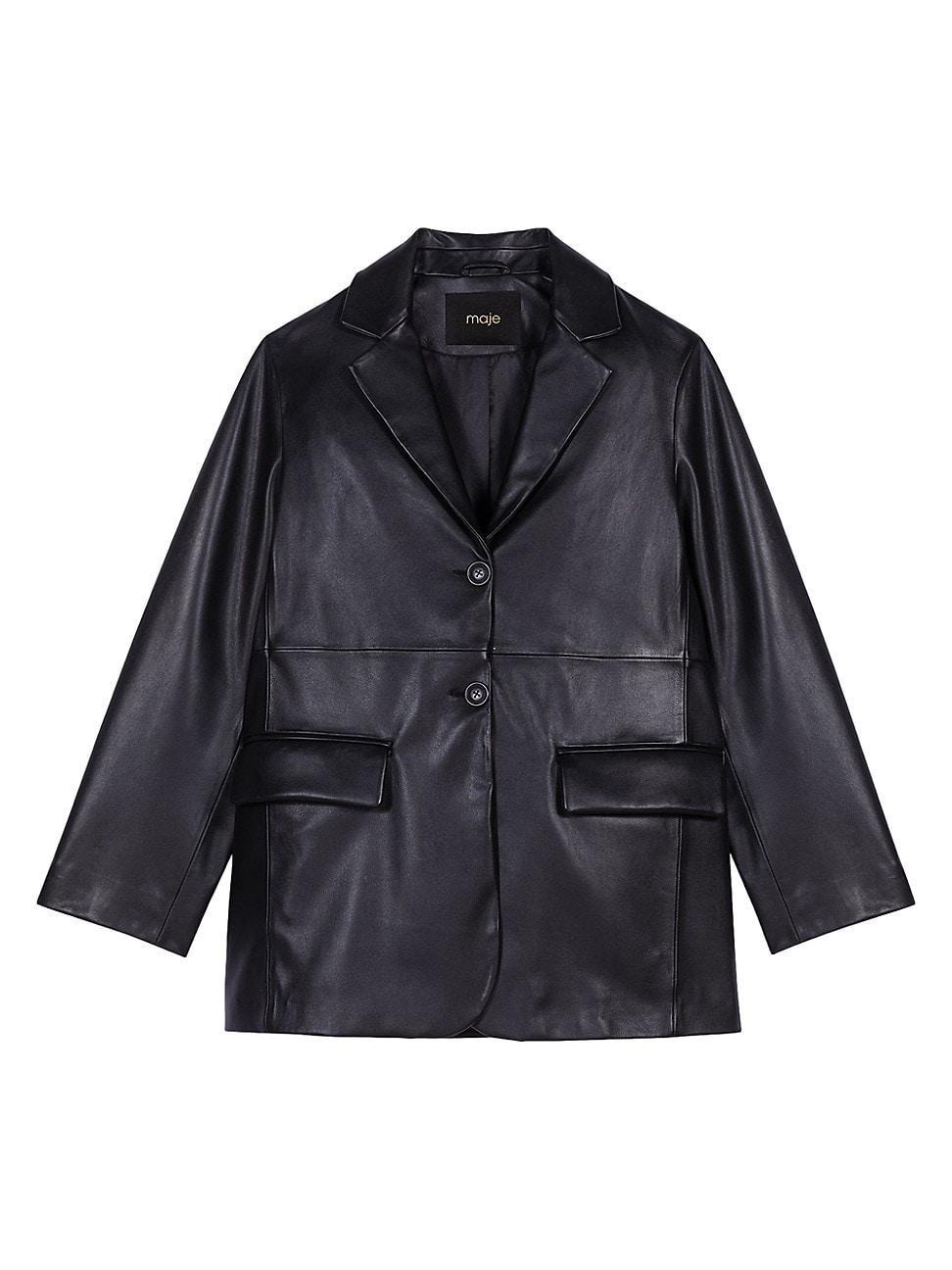 Womens Leather Jacket Product Image