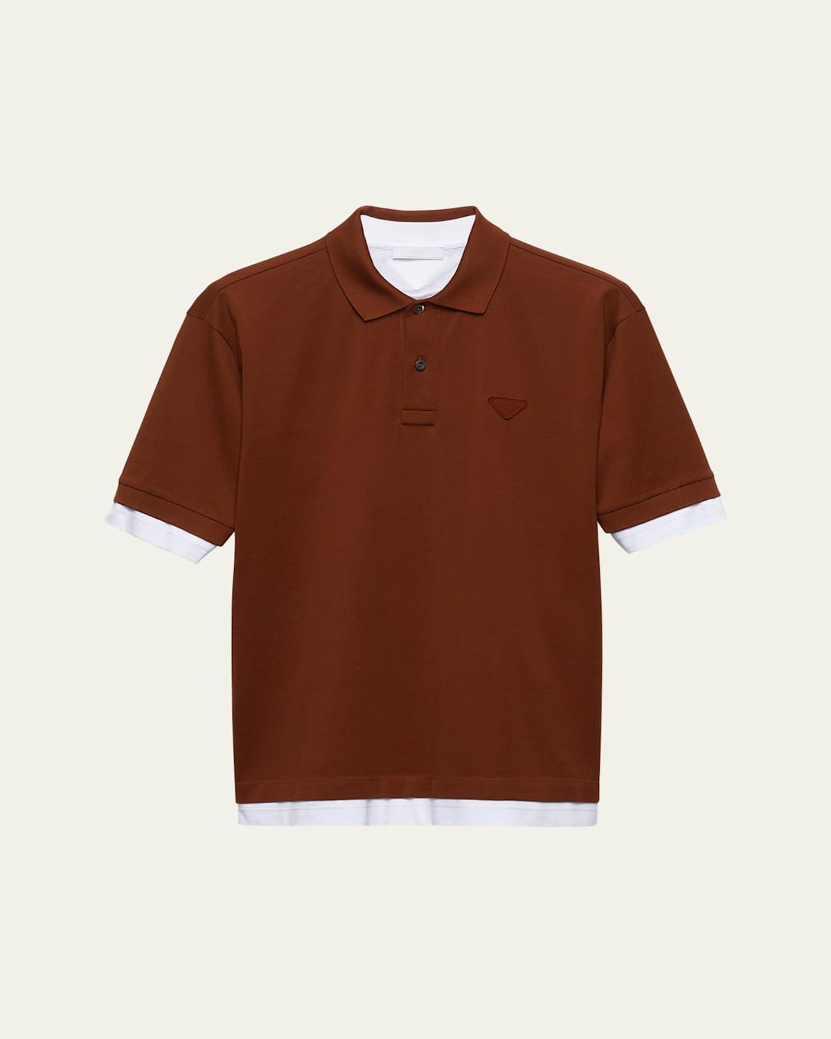 Mens Double-Layer Polo Shirt product image