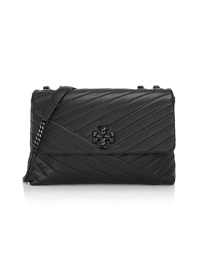 Tory Burch Kira Chevron Powder Coated Convertible Shoulder Bag Product Image