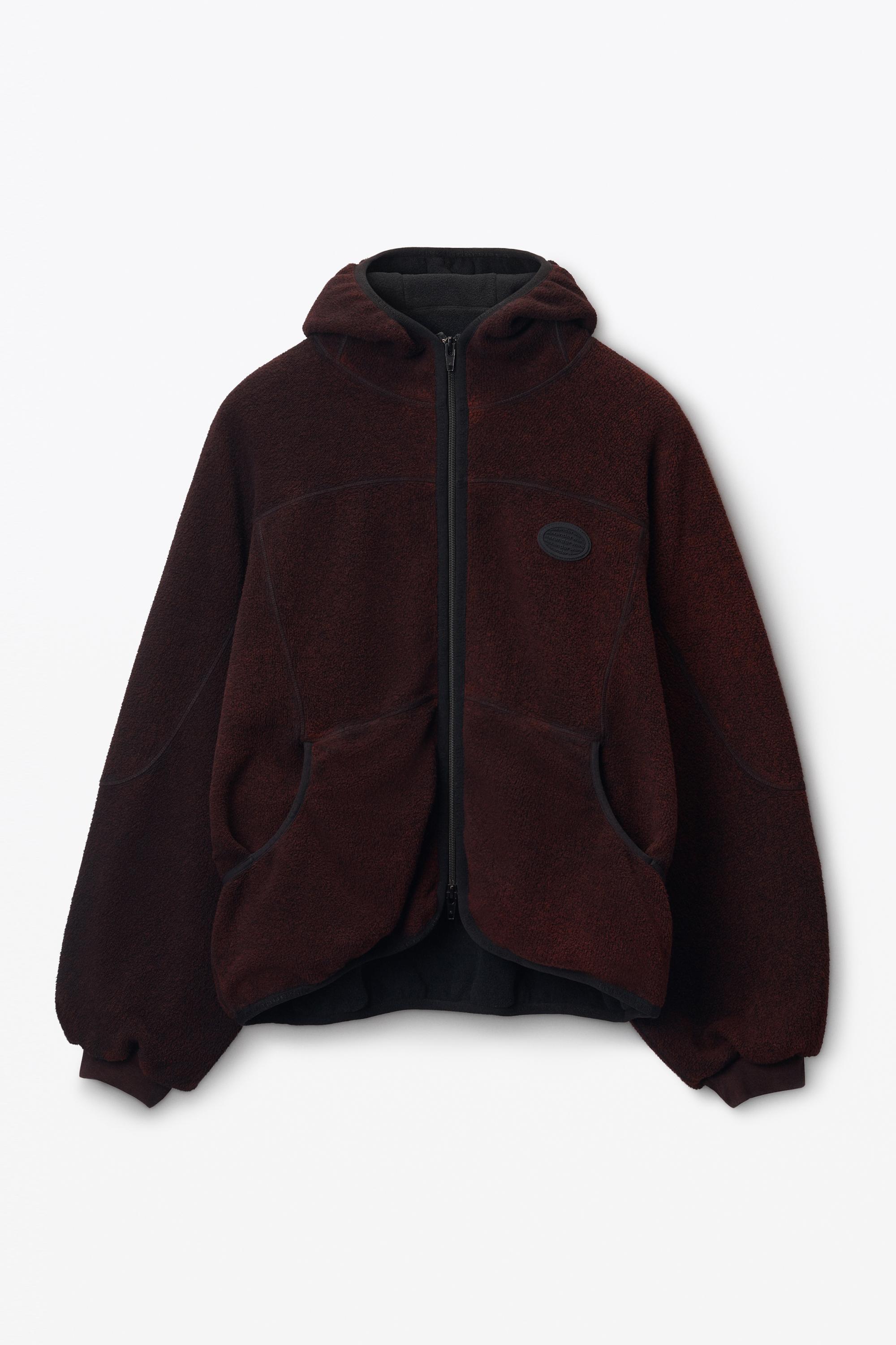 Oversize Zip-up Hoodie In Cotton Product Image