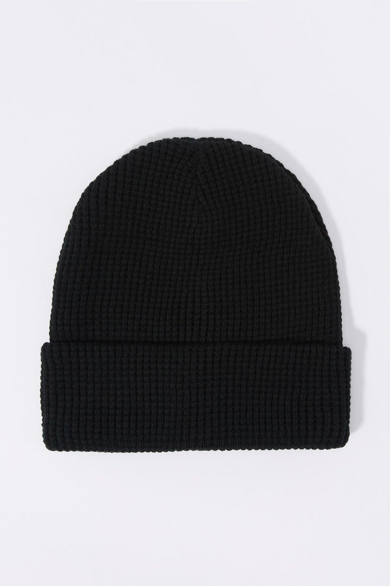 Waffle Knit Beanie Male Product Image