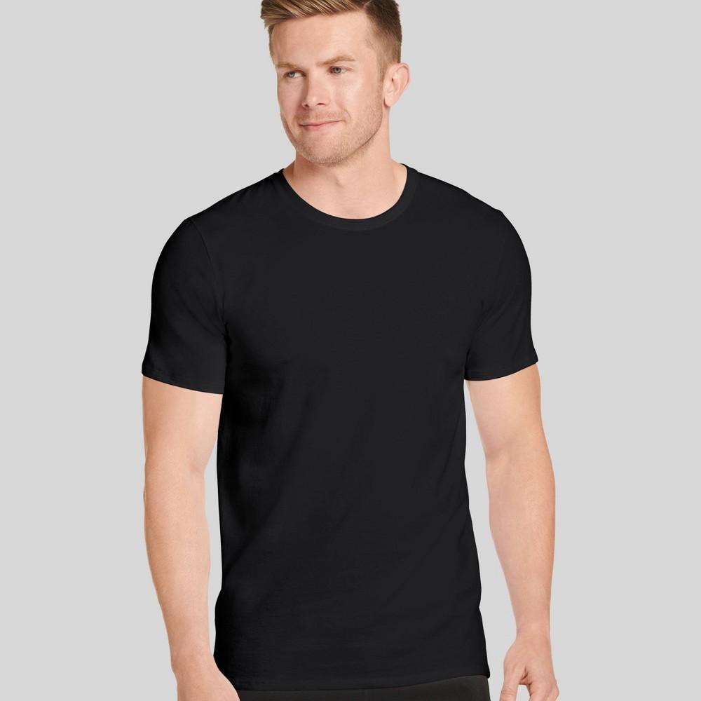 Jockey Generation Mens Cotton Stretch Crewneck 3pk T-Shirt - Black XL Product Image