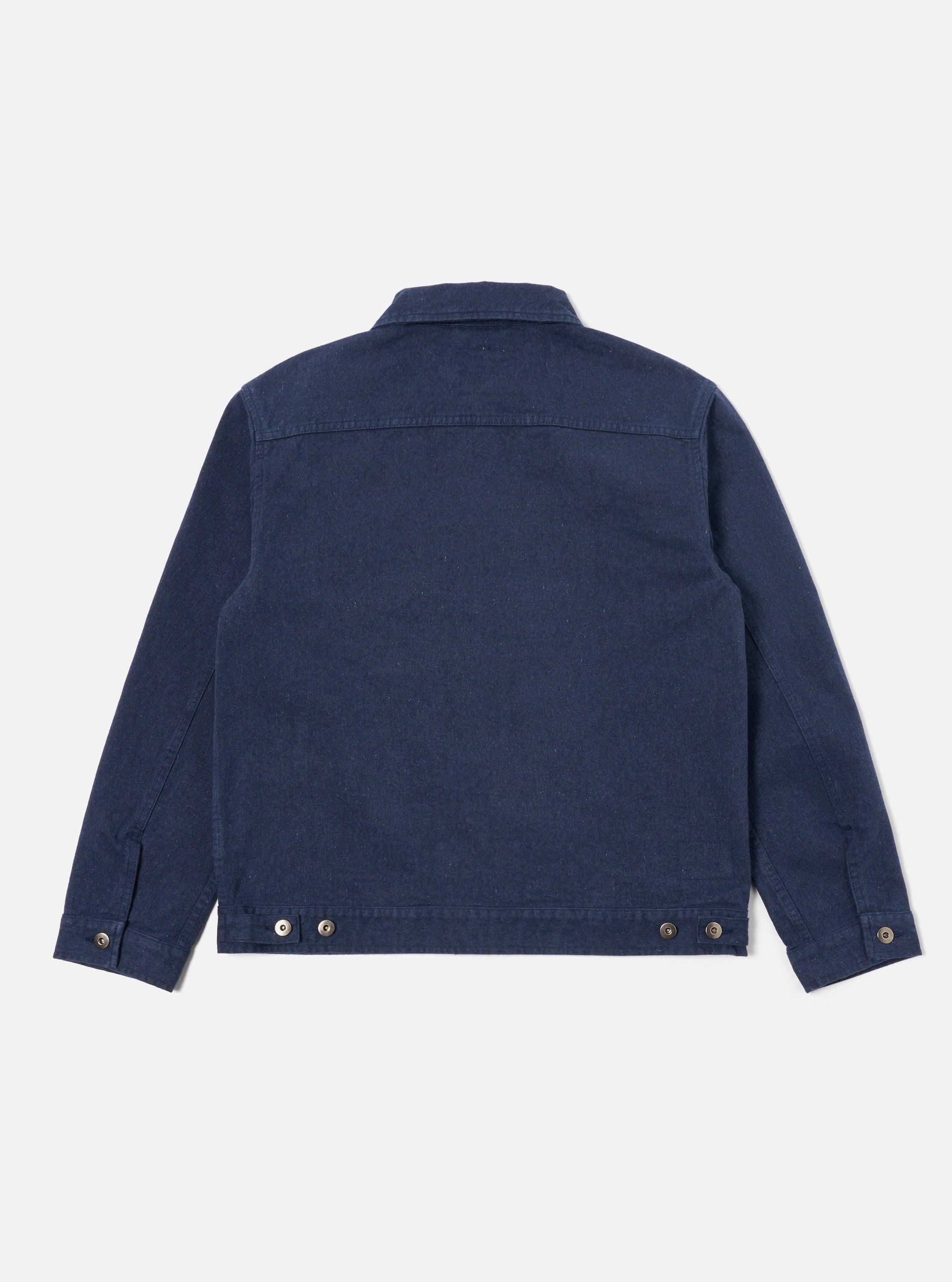 Universal Works Trucker Jacket in Indigo Recycled Denim Product Image