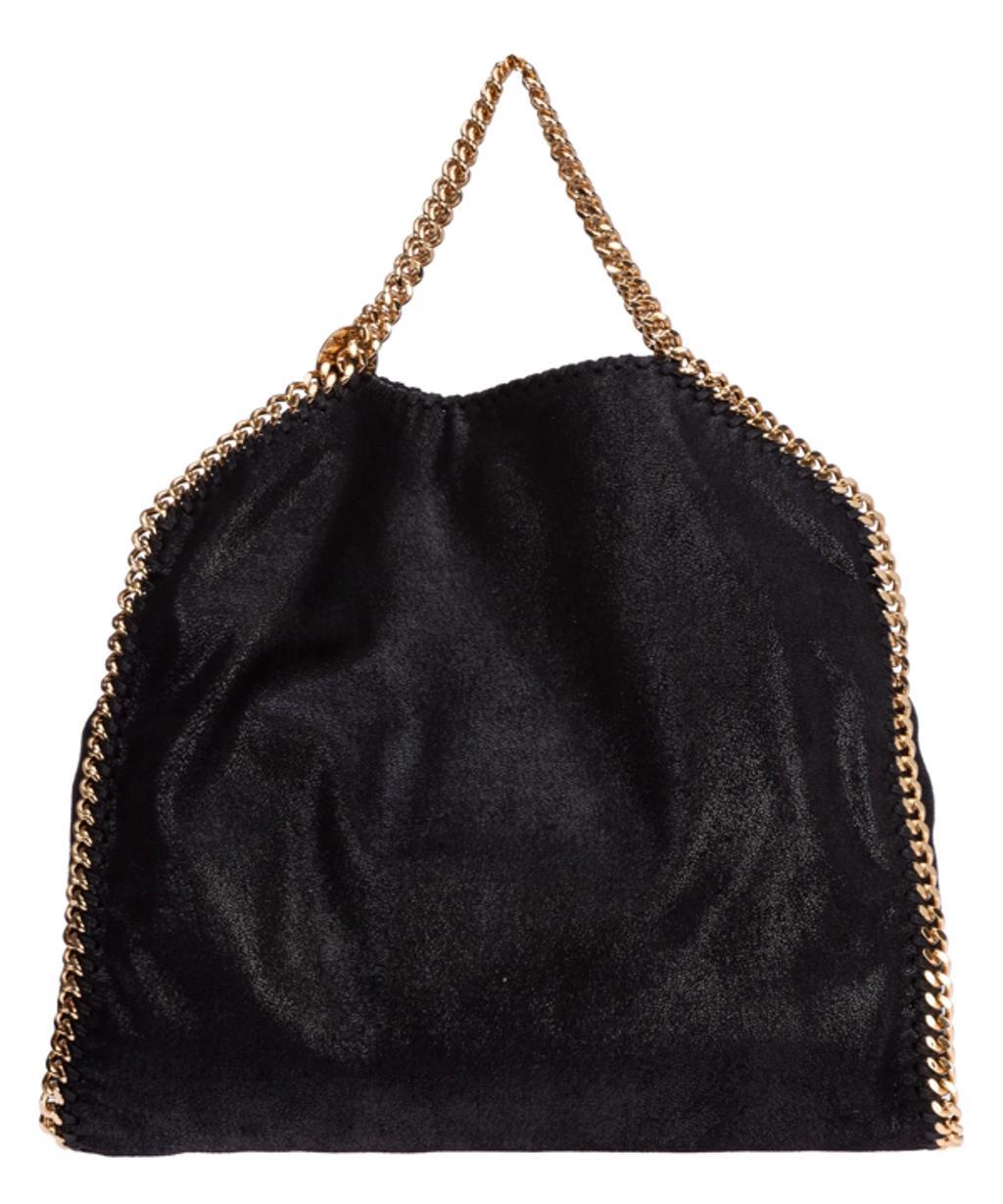 Falabella Fold Over Handbag In Black Product Image