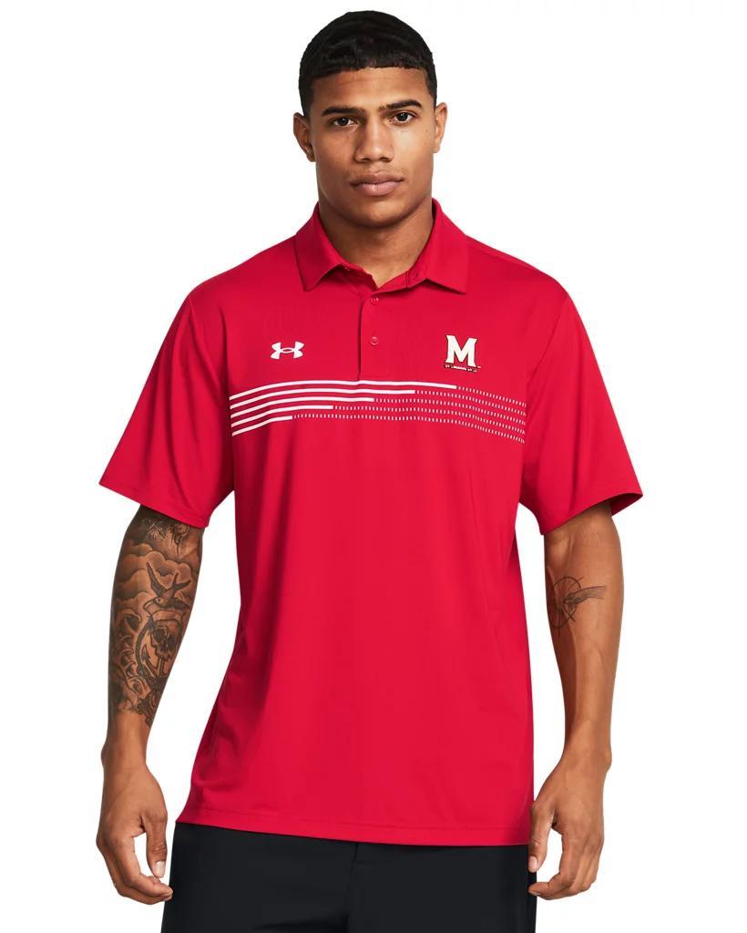 Men's UA Tee 2 Green Collegiate Stripe Polo Product Image