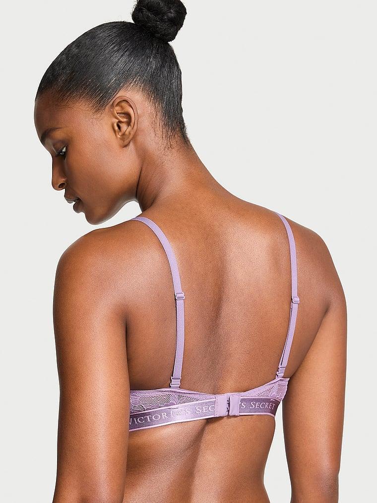 Lightly Lined Wireless Lace-Trim  Bra Product Image