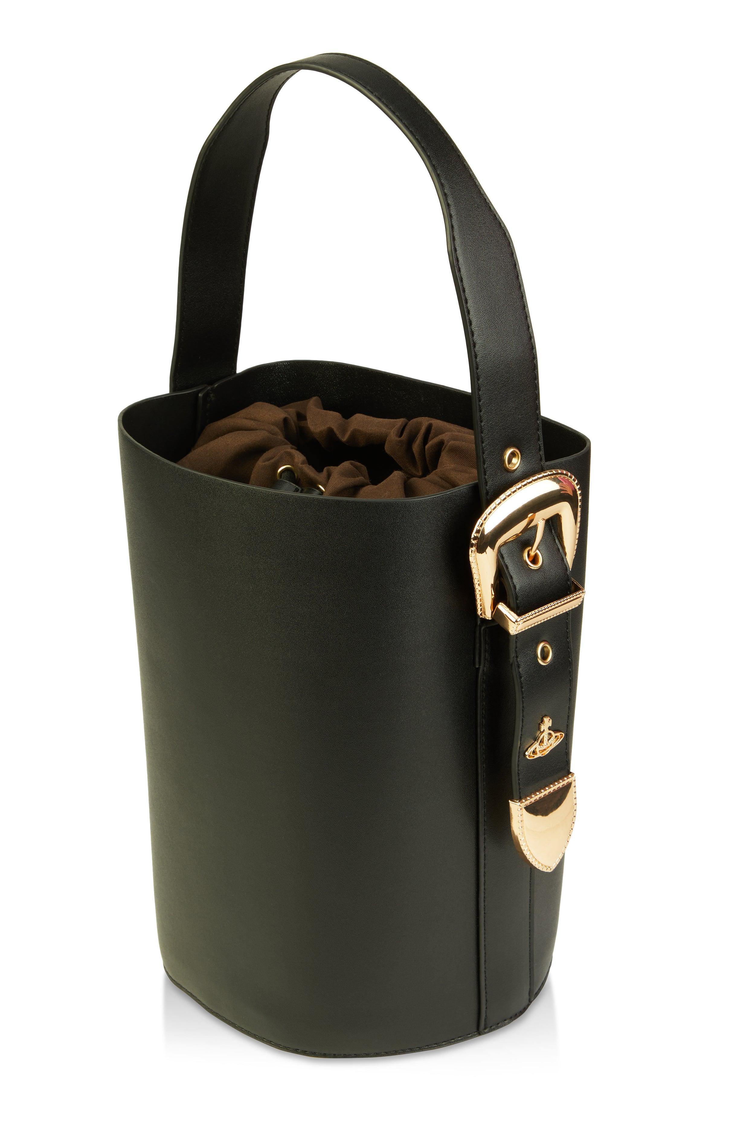 Side Buckle Bucket Handbag Female Product Image