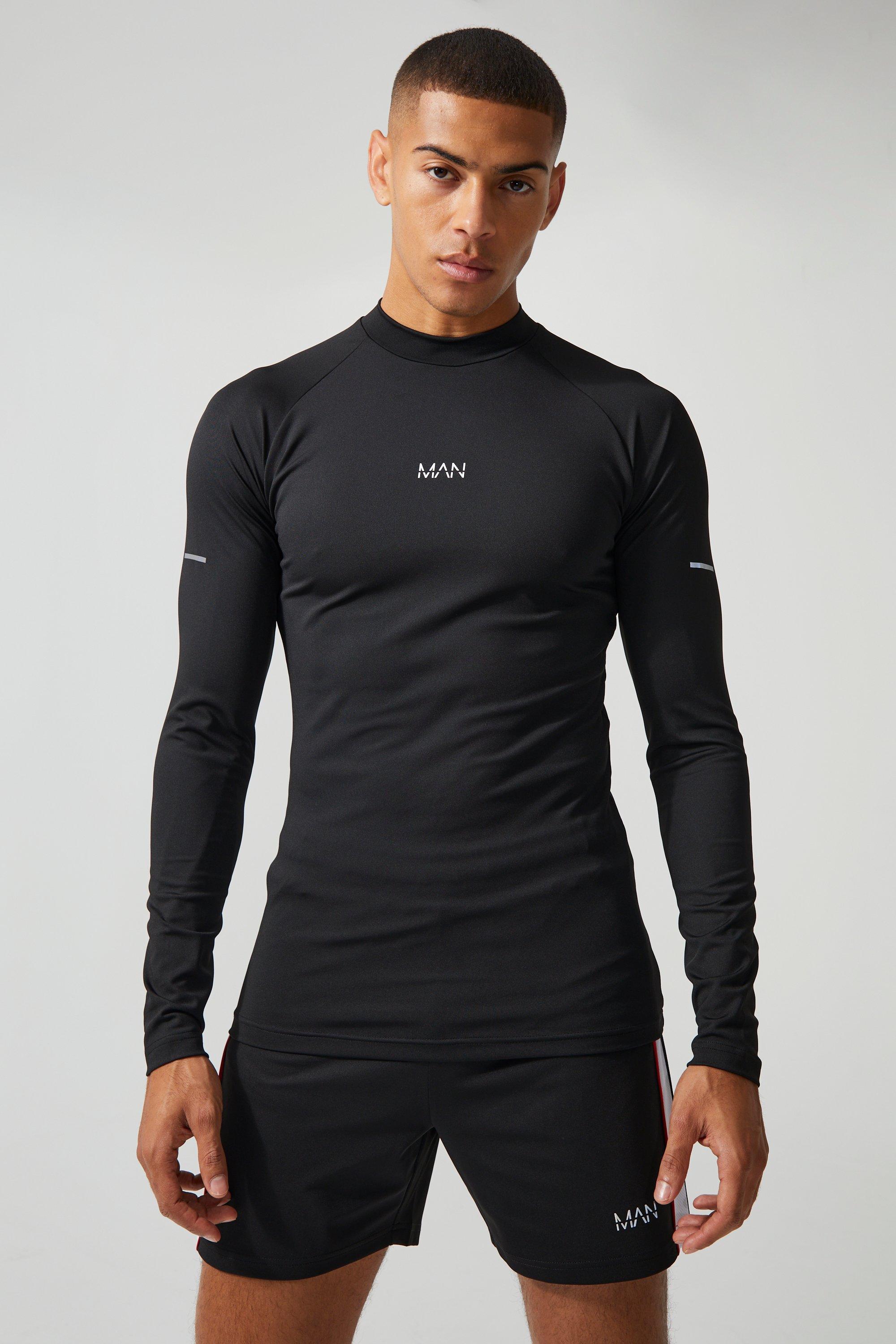 Man Active Compression Training Top | boohooMAN USA Product Image