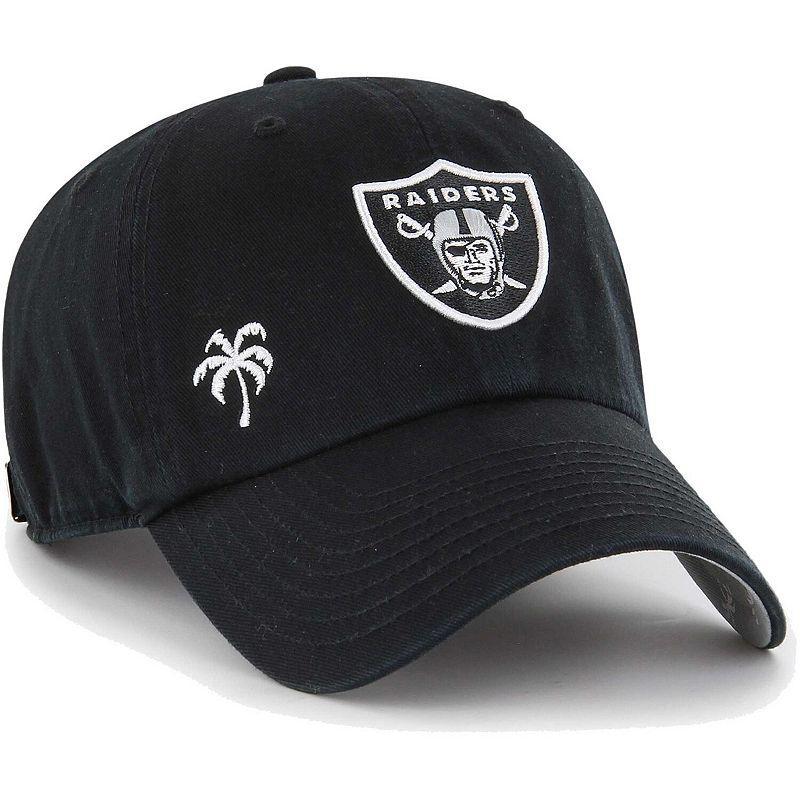 Womens 47 Black Las Vegas Raiders Confetti Icon Clean Up Adjustable Hat Product Image