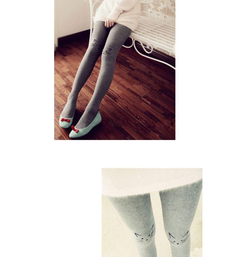 Cat Print Tights Product Image