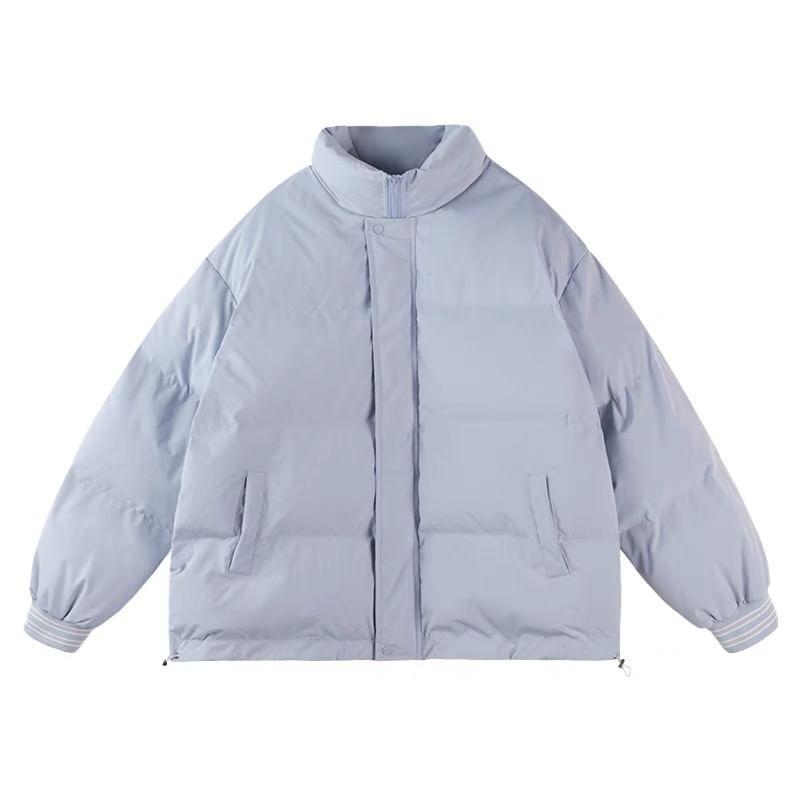 High Neck Zip-Up Puffer Jacket product image