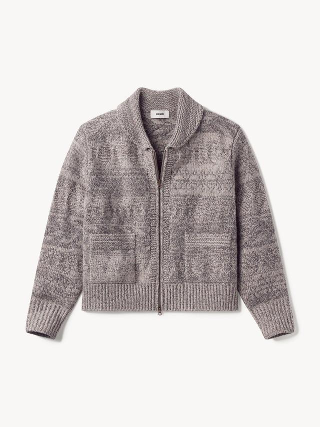 Grey Feather Heritage Wool Shawl Cardigan Product Image