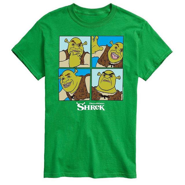 Big & Tall Shrek Grid Tee, Mens Product Image