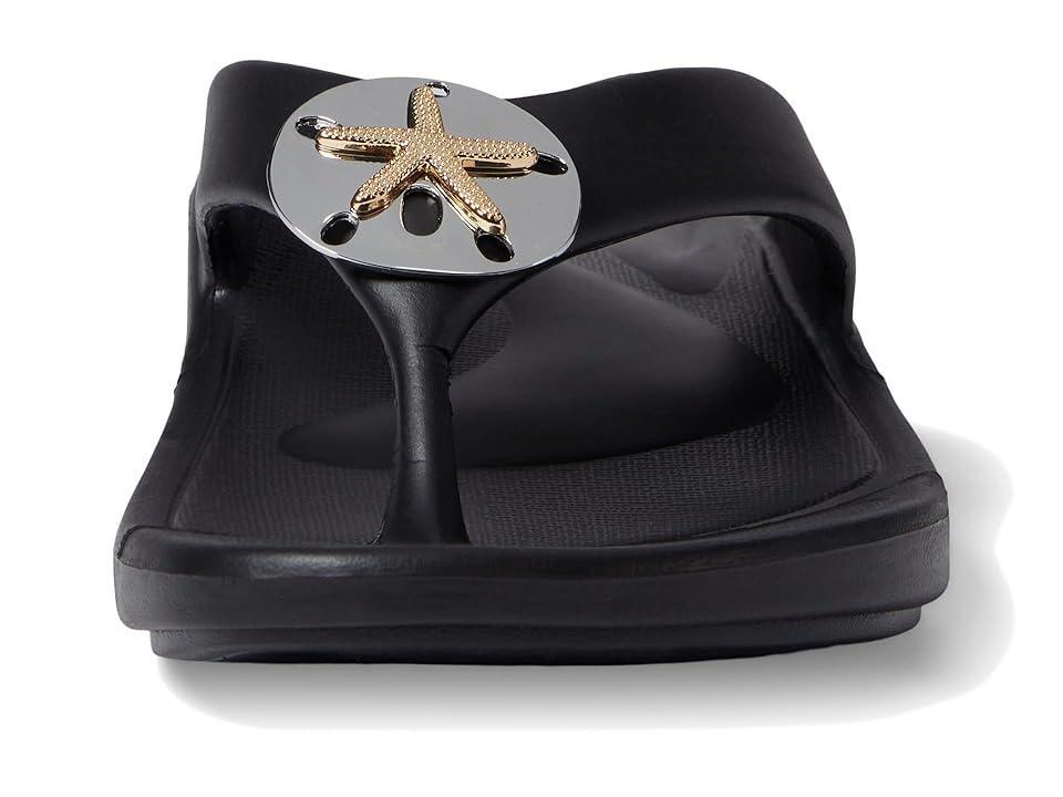 Aetrex Maui Starfish (Black) Women's Sandals Product Image