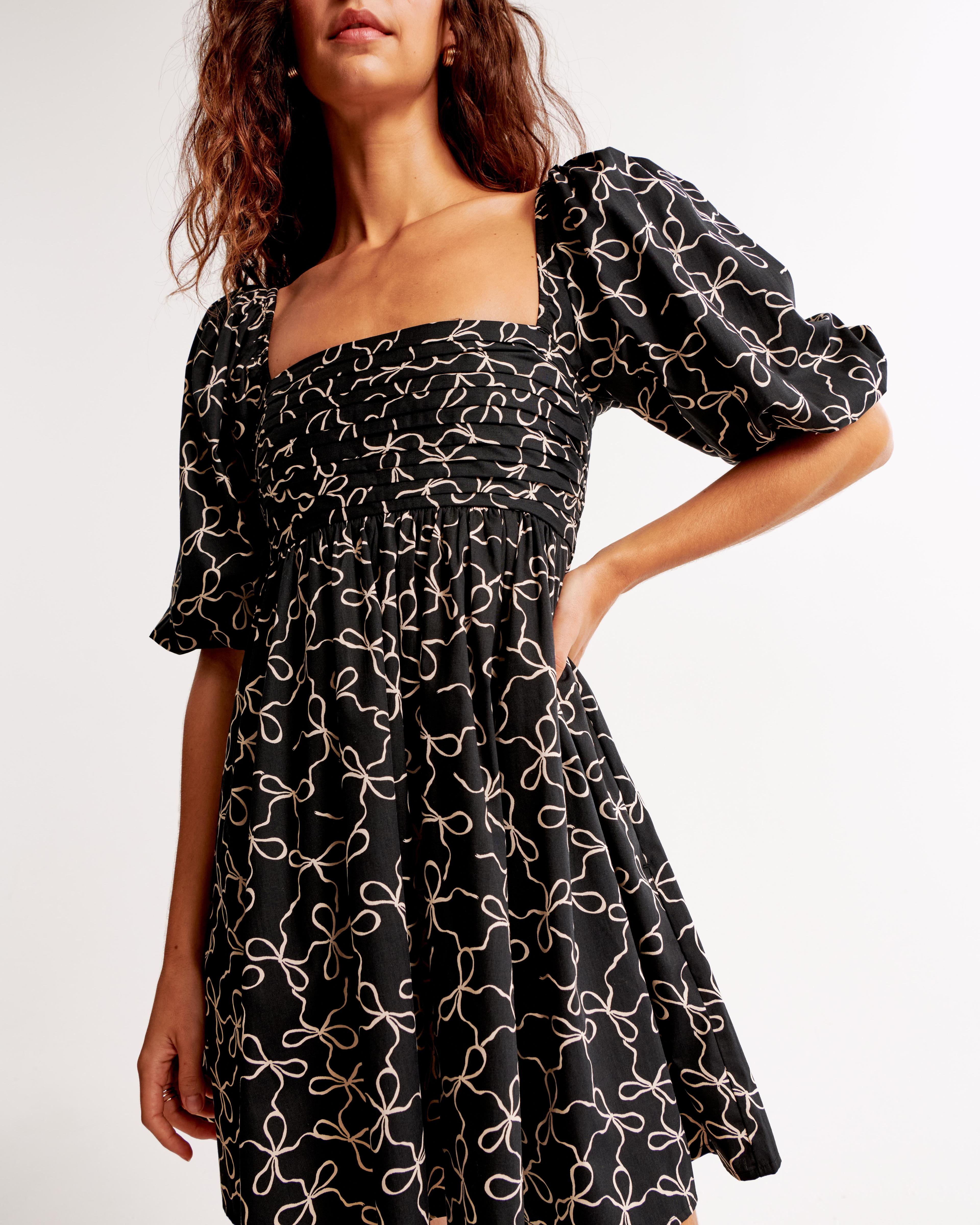 Emerson Poplin Puff Sleeve Mini Dress Product Image