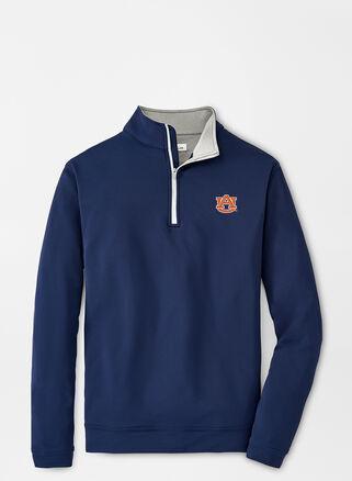 Peter Millar Mens Penn State Perth Performance Quarter-Zip | Color: Navy | Size: 3XL Product Image