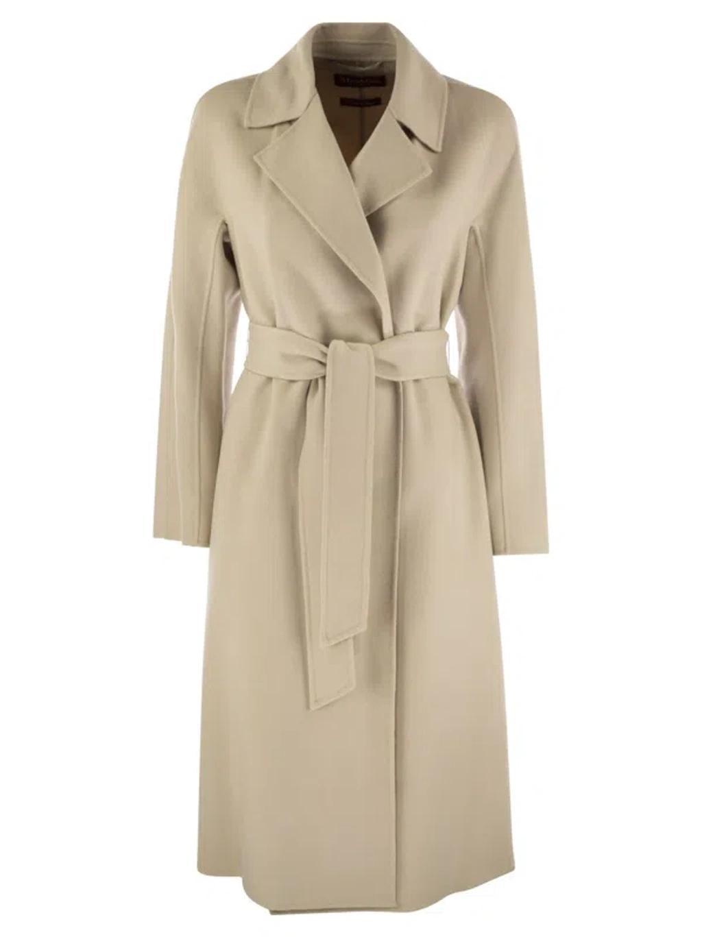 MAX MARA Studio Belted Mid In Beige Product Image