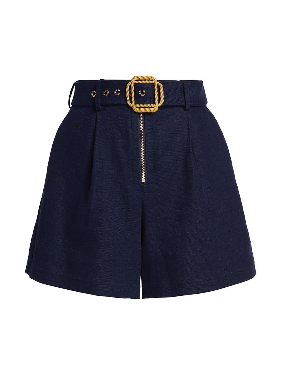 Womens Aspyn Belted Shorts Product Image