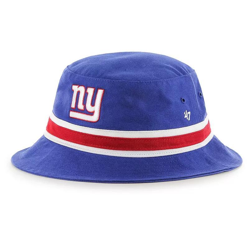 Mens 47 Royal New York Giants Striped Bucket Hat Product Image