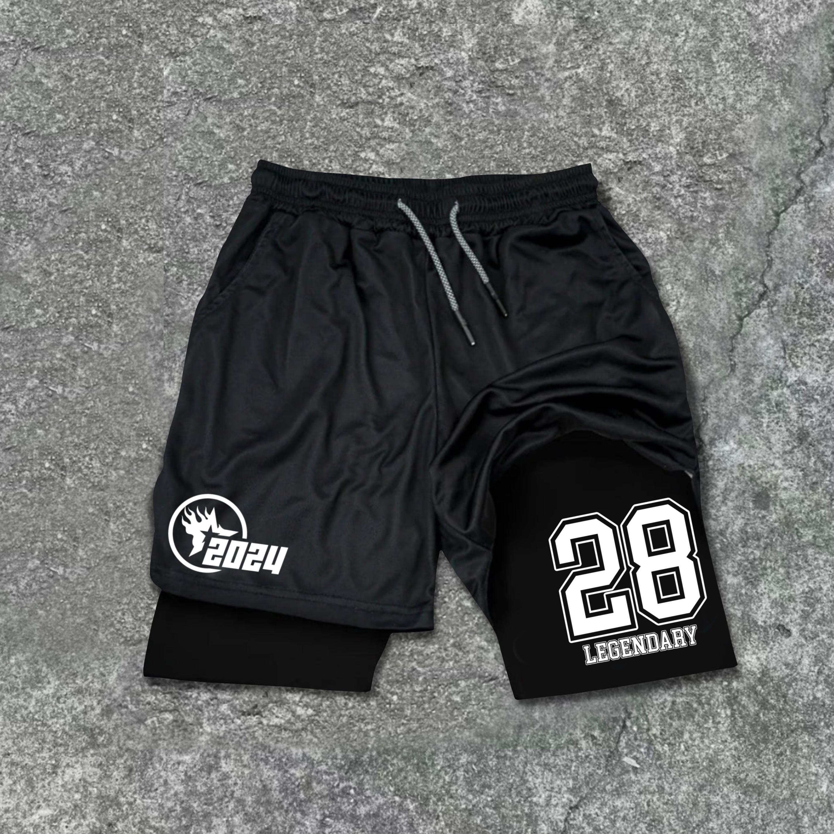 Sopula Men's 2024 - Legend No 28 Drawstring Double Layer Shorts Product Image