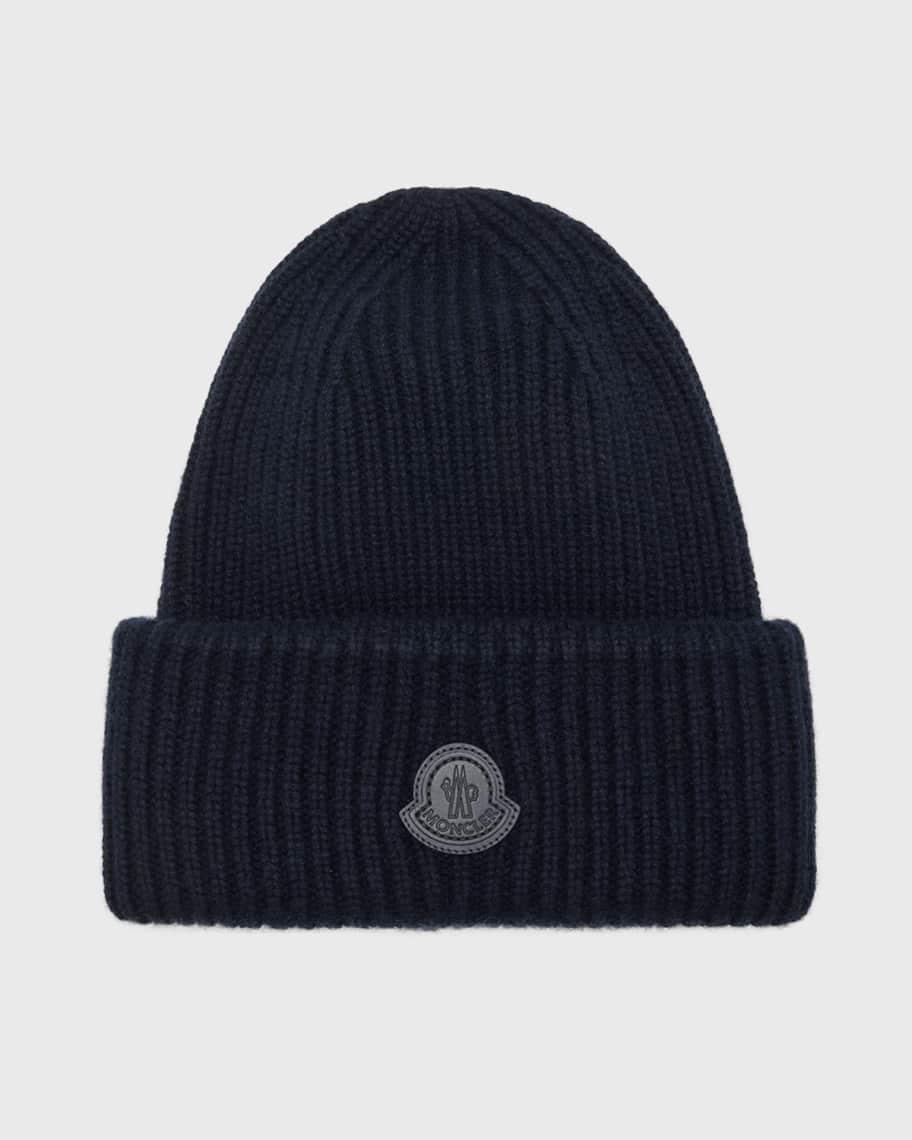 Men's Ribbed Cashmere Beanie Product Image