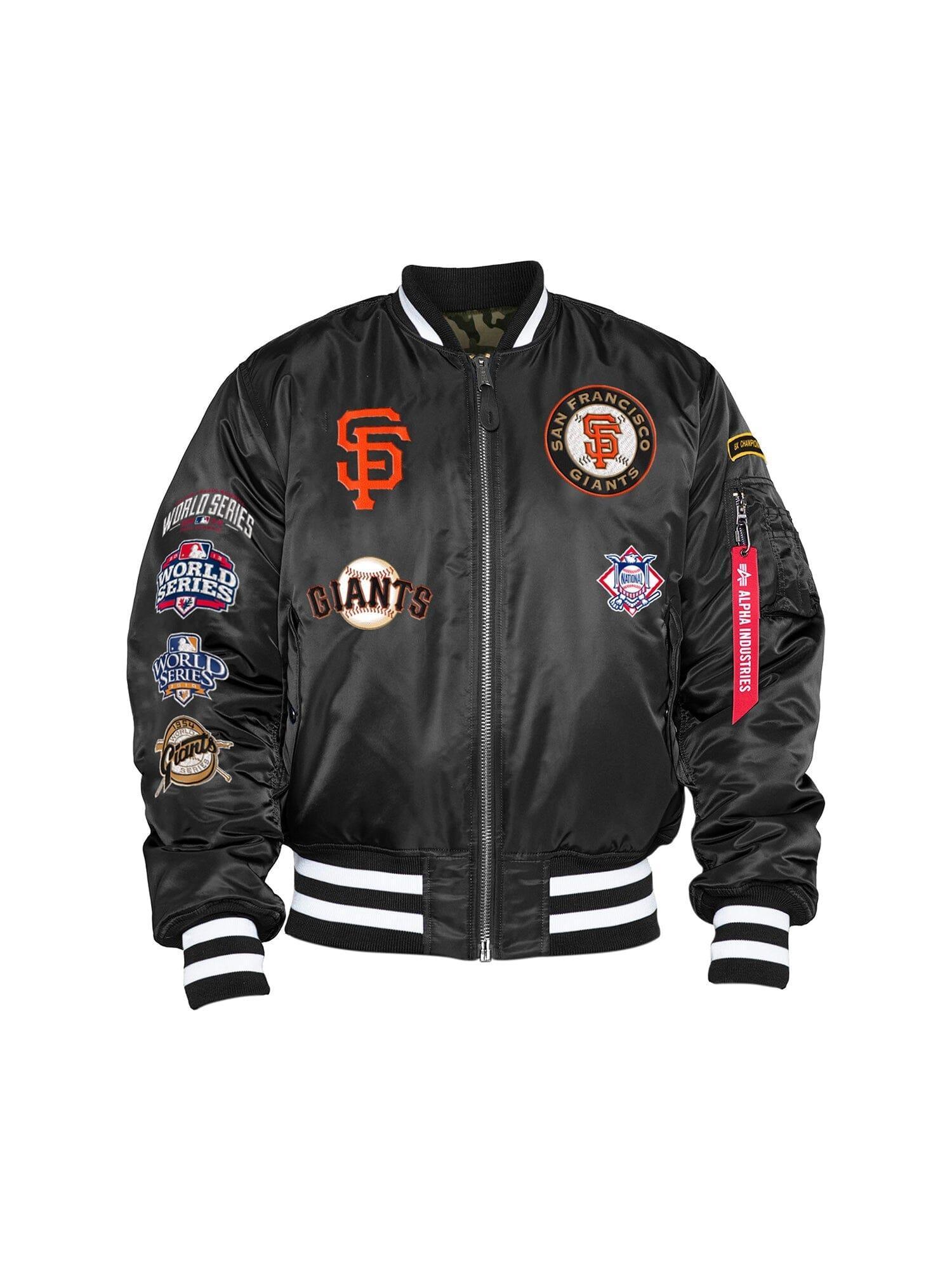 SAN FRANCISCO GIANTS X ALPHA X NEW ERA MA-1 BOMBER JACKET Product Image