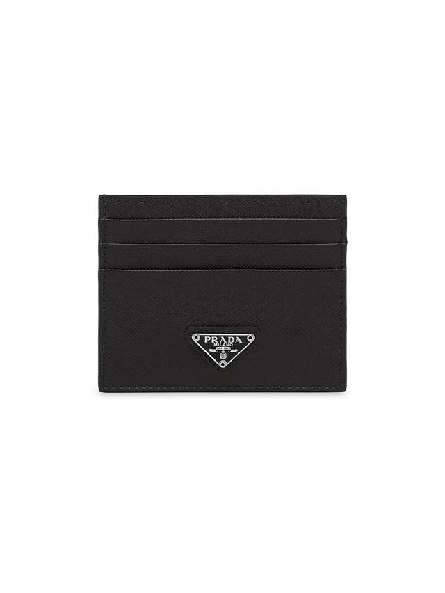 Womens Saffiano Leather Card Holder Product Image