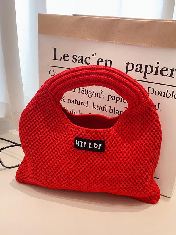 Applique Hollow Bags Handbags Product Image