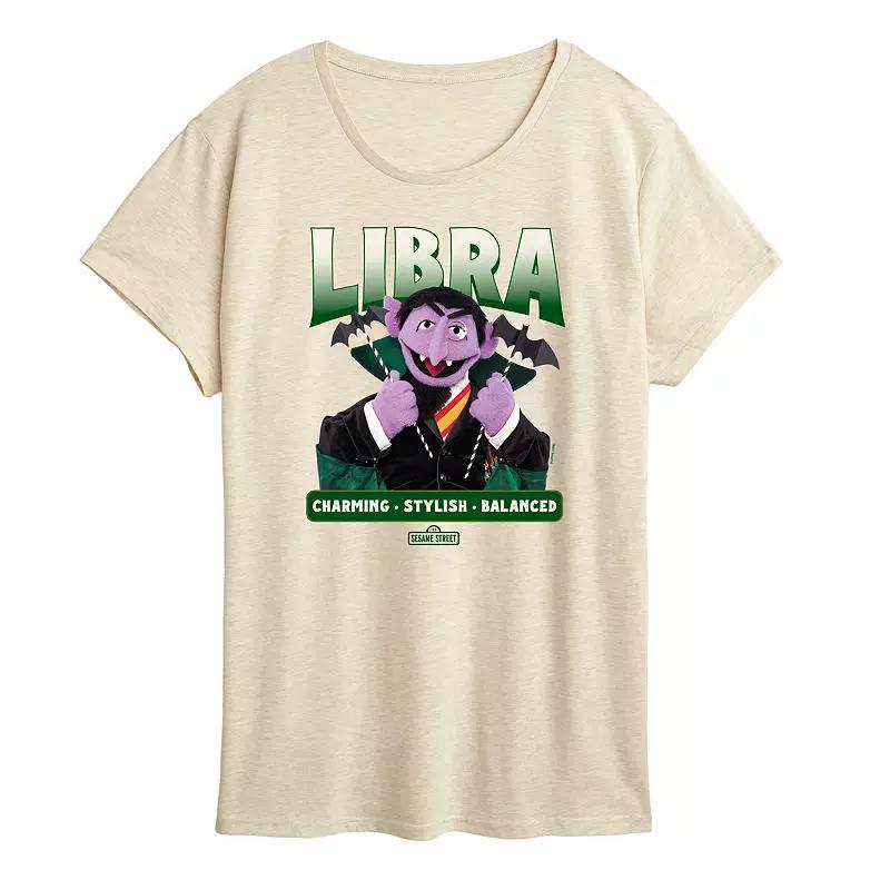 Womens Sesame Street Count von Count Libra Graphic Tee Product Image