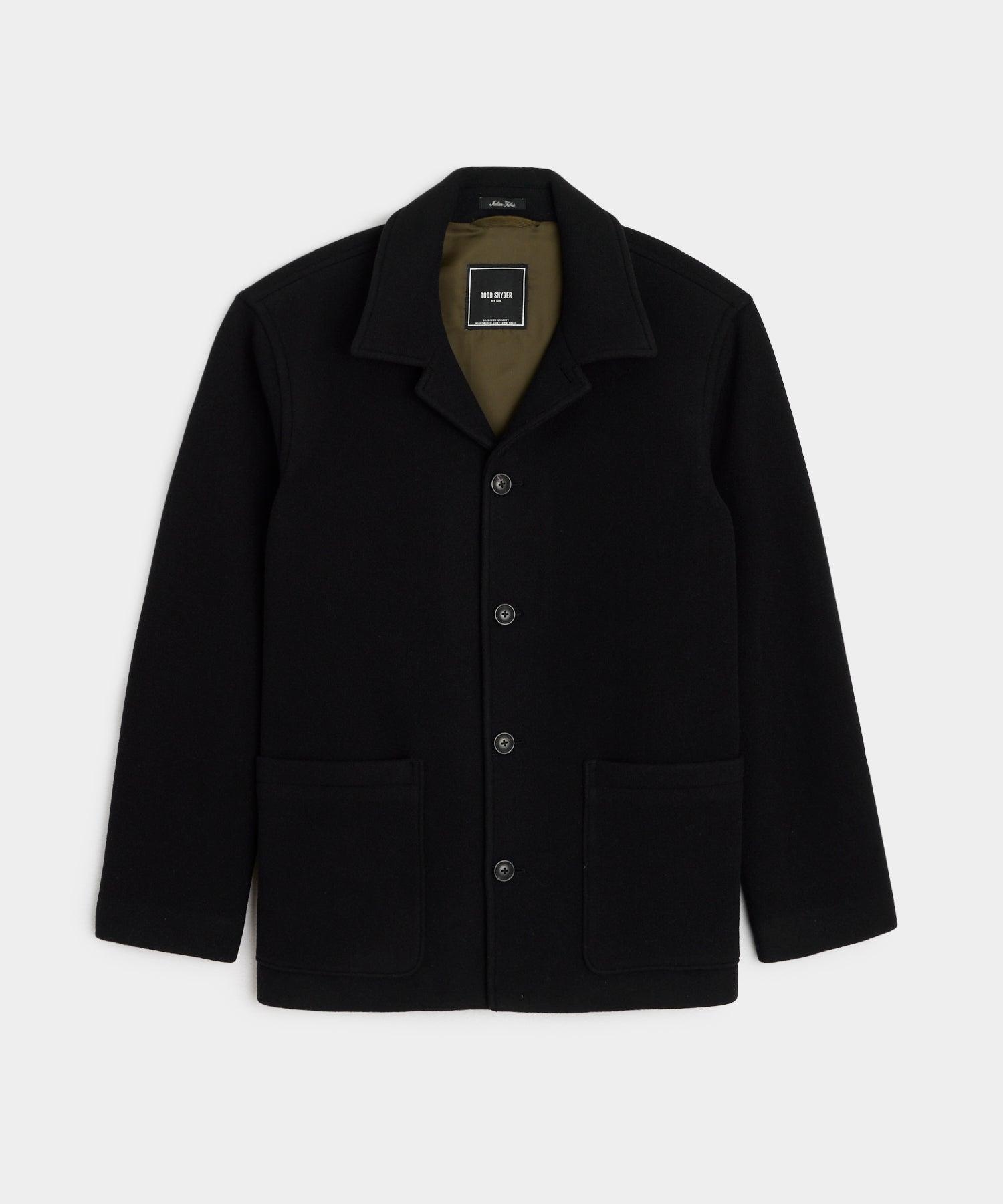 Wool Cashmere Cafe Jacket in Pecan Product Image