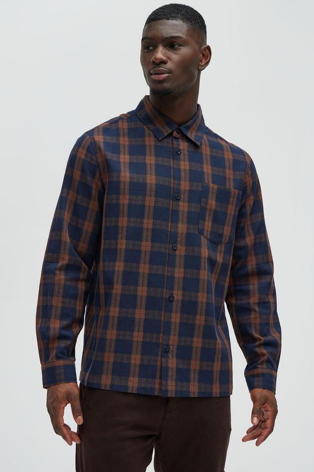 Edgar Plaid Shirt - Brown Combo Product Image