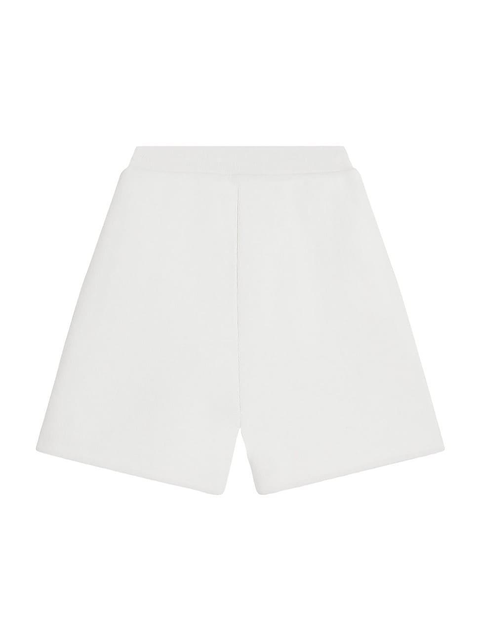 Womens Crepe High-Rise Slim-Fit Shorts Product Image