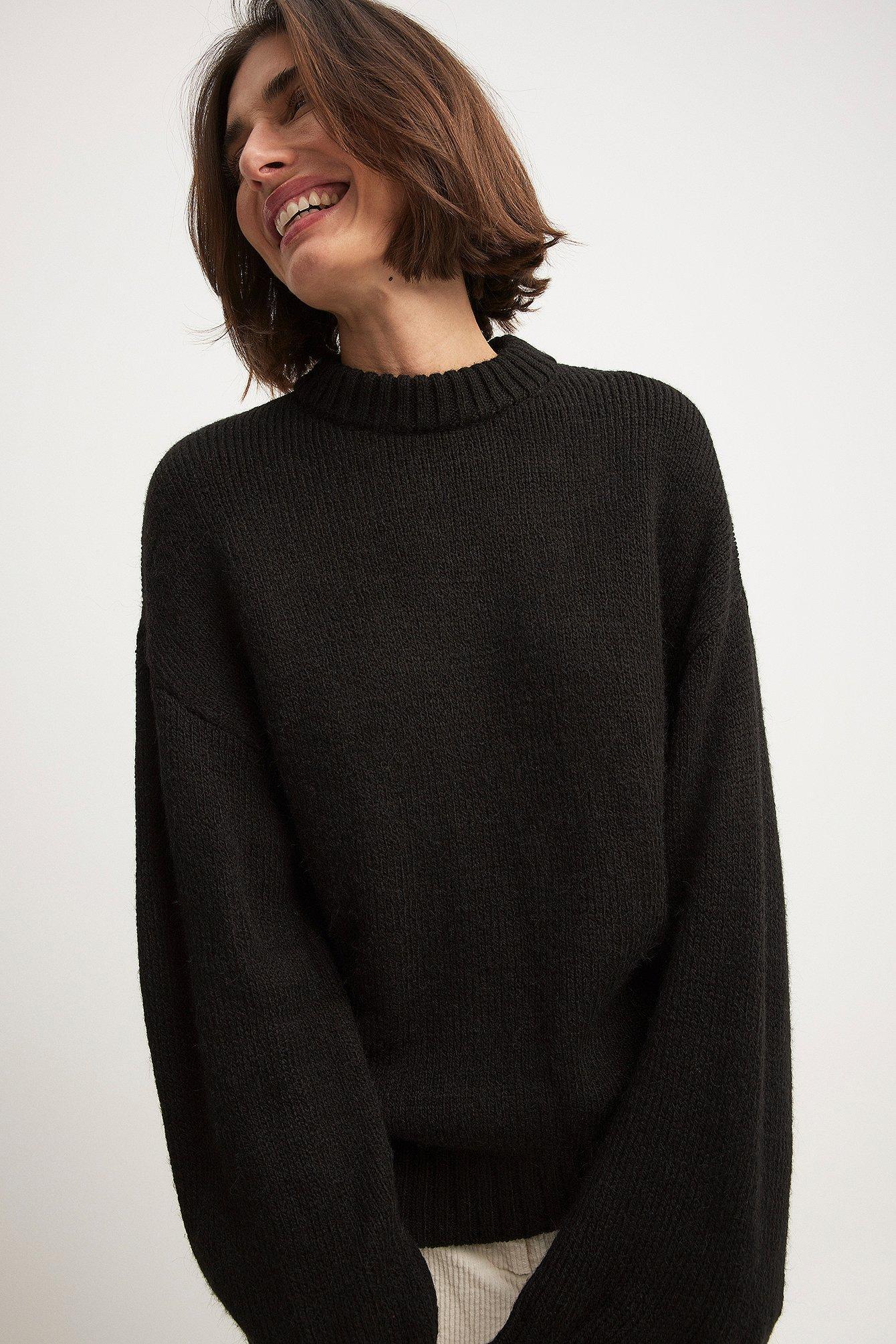 Round Neck Knitted Sweater product image