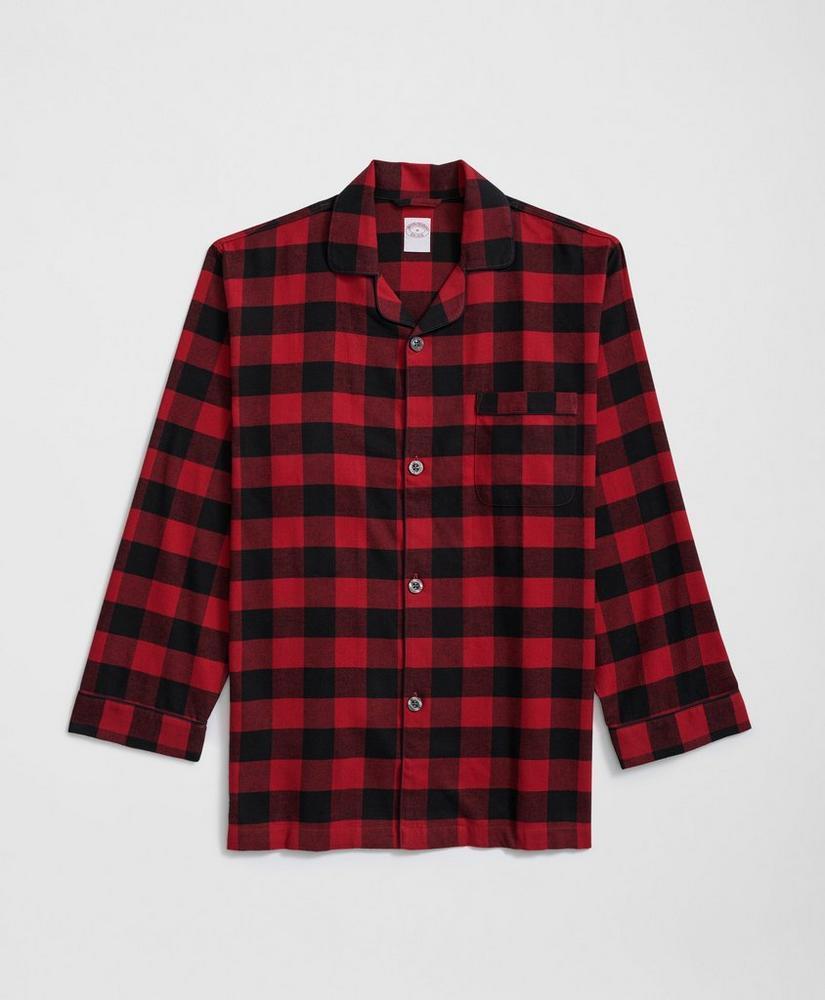 Cotton Flannel Plaid Pajamas Product Image