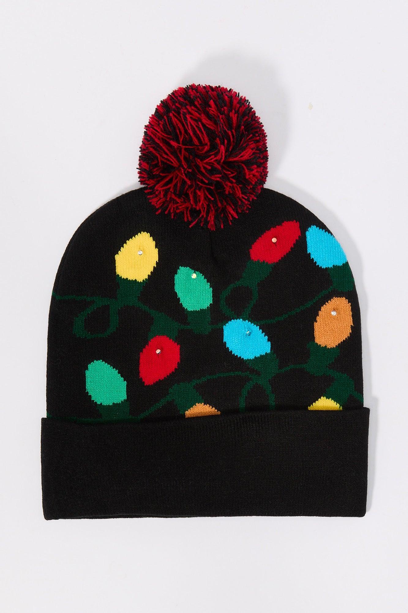 Christmas Light Up Beanie Female Product Image