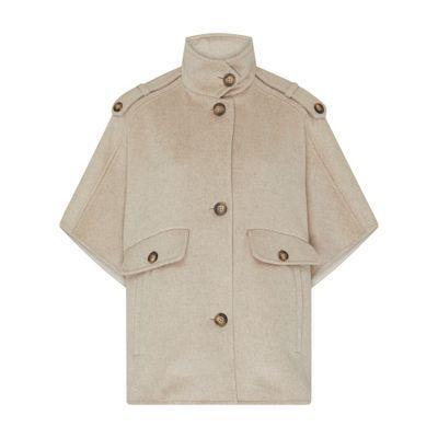 Venere Cachemire Cape In Beige Product Image