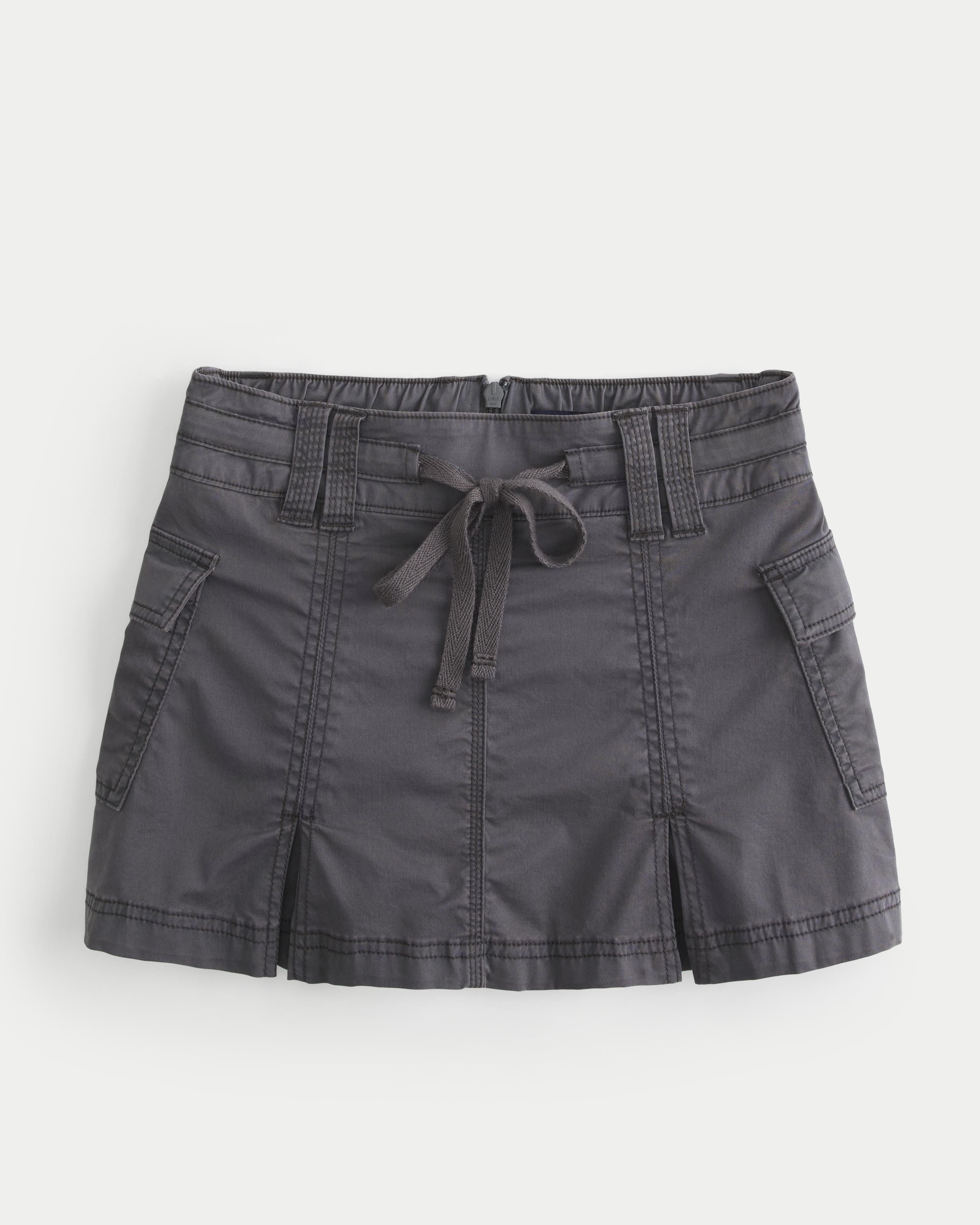 Pleated Cargo Mini Skort Product Image