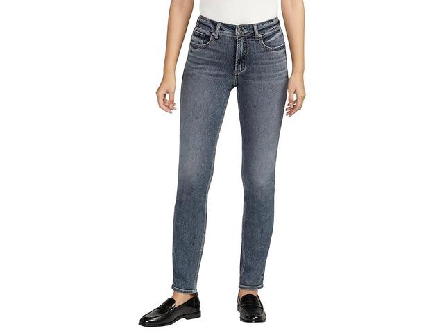 Silver Jeans Co. Most Wanted Mid Rise Straight Leg Jeans Product Image