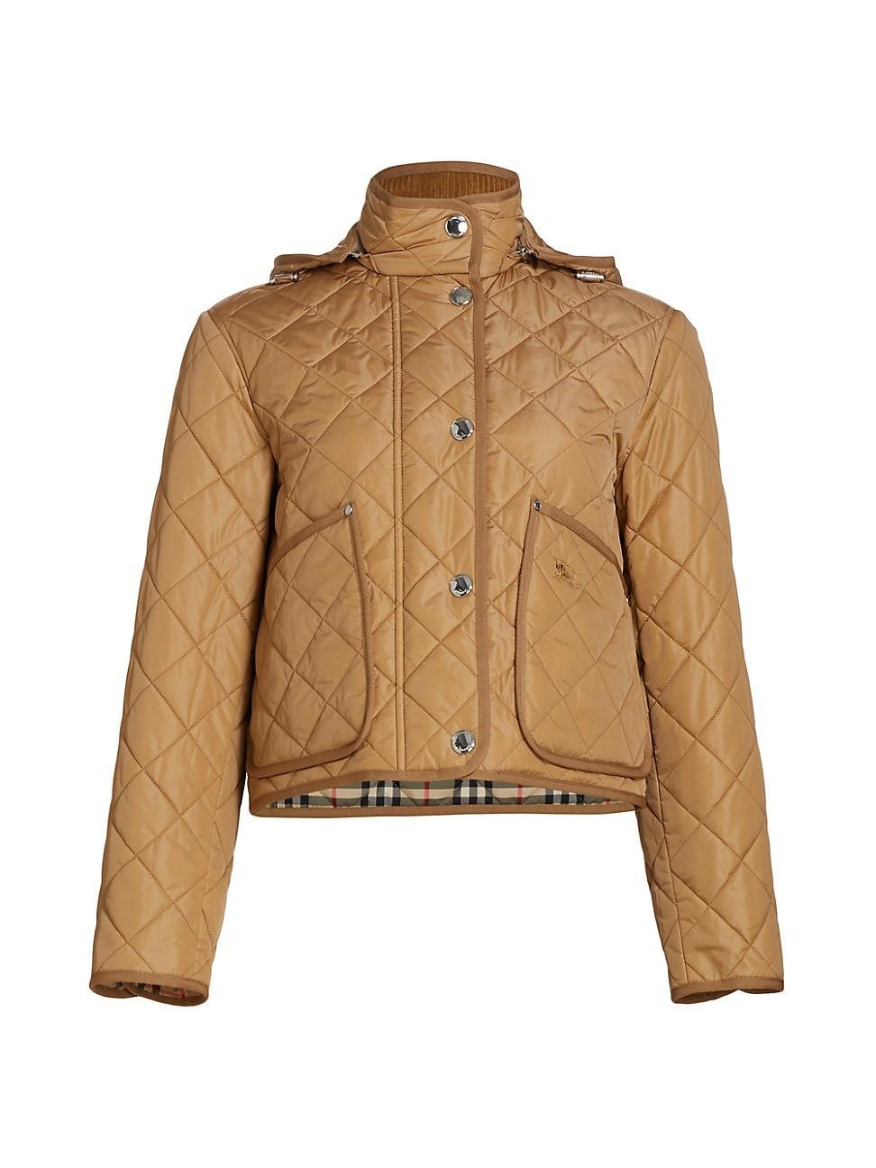 burberry Humbie Diamond Quilted Nylon Hooded Jacket Product Image