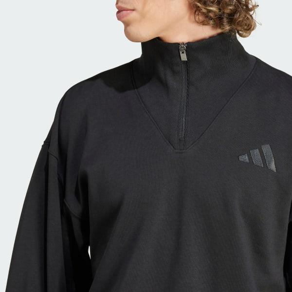 ALL SZN Fleece Quarter-Zip Crew Sweatshirt Product Image