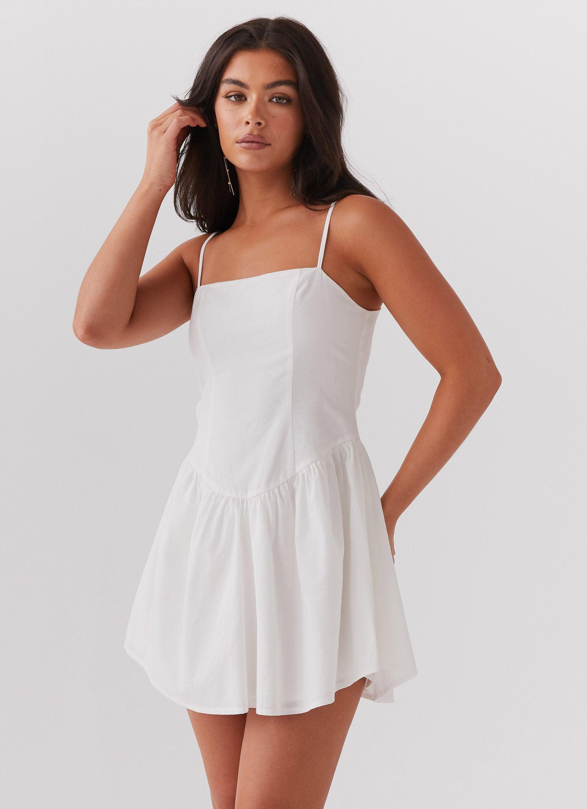 Sweet Spirit Mini Dress - White Product Image