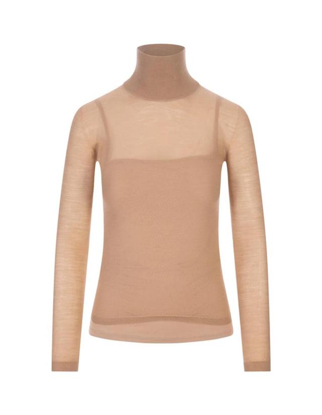 MAX MARA Turtleneck Long In Pink Product Image