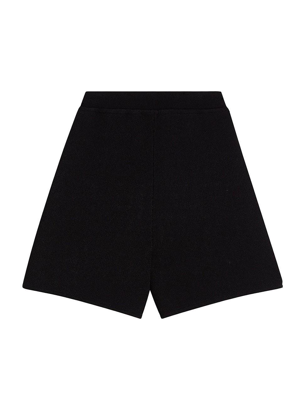 Womens Crepe High-Rise Slim-Fit Shorts product image