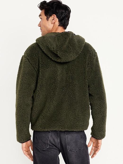 Hooded Sherpa Zip Jacket Product Image