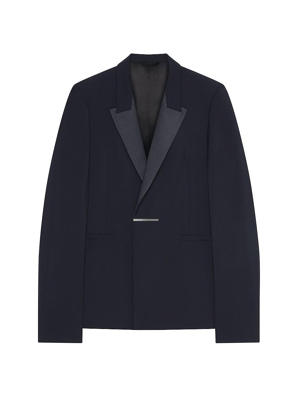 Givenchy Metal Clip Detail Wool Blend Evening Jacket Product Image