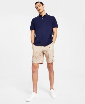 Club Room Mens Classic Fit Performance Stretch Polo Palm Print Shorts Separates Created For Macys Product Image