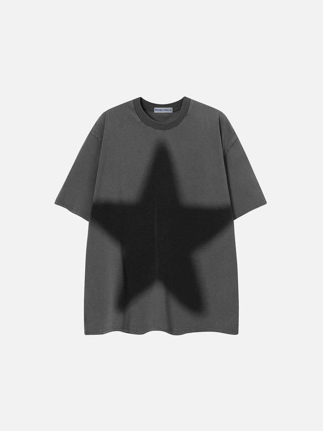 Aelfric Eden Star Print Washed Tee Product Image